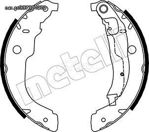 Σετ σιαγόνων φρένων METELLI 53-0333