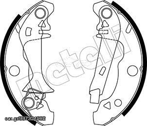 Σετ σιαγόνων φρένων METELLI 53-0339Y