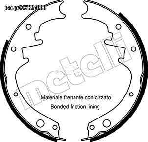Σετ σιαγόνων φρένων METELLI 53-0348
