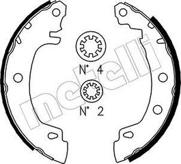 Σετ σιαγόνων φρένων METELLI 53-0353