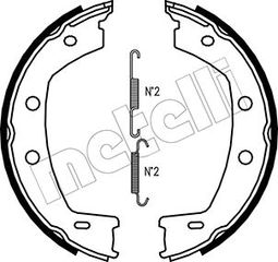 Σετ σιαγόνων φρένων, χειρόφρενο METELLI 53-0374K