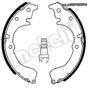 Σετ σιαγόνων φρένων METELLI 53-0424