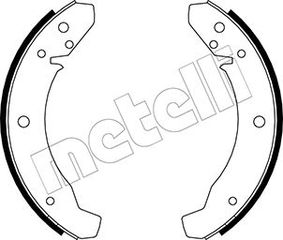 Σετ σιαγόνων φρένων METELLI 53-0458