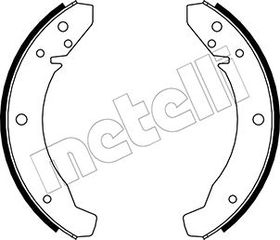 Σετ σιαγόνων φρένων METELLI 53-0459