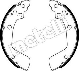 Σετ σιαγόνων φρένων METELLI 53-0520