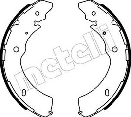 Σετ σιαγόνων φρένων METELLI 53-0572