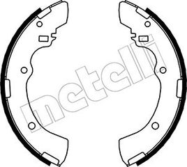 Σετ σιαγόνων φρένων METELLI 53-0600