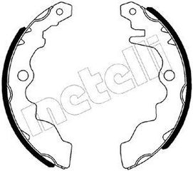 Σετ σιαγόνων φρένων METELLI 53-0630