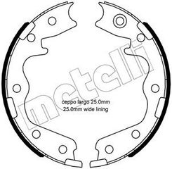Σετ σιαγόνων φρένων, χειρόφρενο METELLI 53-0695