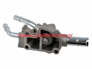 ΛΑΙΜΟΣ ΘΕΡΜΟΣΤΑΤΗ (ΒΑΣΗ) NISSAN ALMERA 11061-AU30A  N16 '02-'08/ PRIMERA P12 '01-'08 QG15DE/ QG16DE/ QG18DE Α' ΠΟΙΟΤΗΤΑ ΜΕ ΦΠΑ