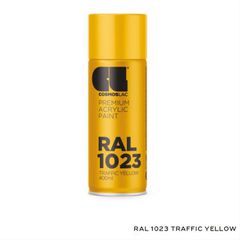 Σπρέι Premium acrylic paint COSMOS Lac 400ml - RAL 1023 TRAFFIC YELLOW