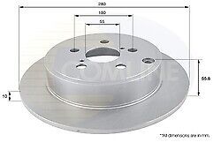 Δισκόπλακες πίσω  TOYOTA AVENSIS 2003-2009 