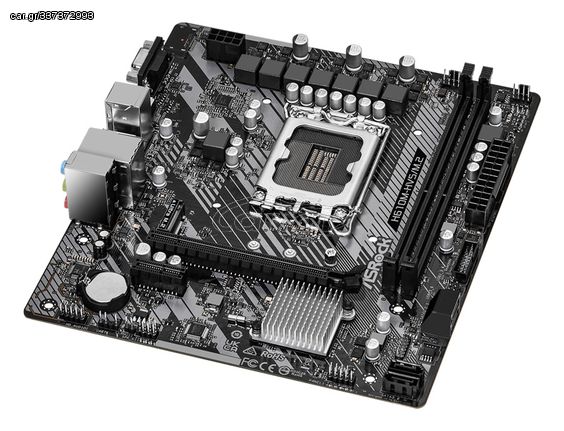 ASROCK μητρική H610M-HVS/M.2 R2.0, 2x DDR4, s1700, USB 3.2 Gen1, mATX