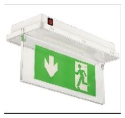 Avide Exit Light Surface mounted with horizontal sign IP65