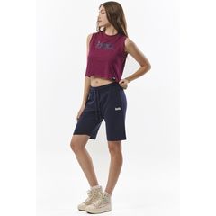 ΓΥΝΑΙΚΕΙΟ ΑΜΑΝΙΚΟ T-SHIRT 29877 041320-01-PURPLE Αμάνικα - Ραντάκια Body Action