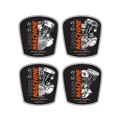 Loser Machine Αυτοκόλλητα Κινητήρες Μοτοσυκλετών Harley Davidson Shovelhead Evolution Knucklehead Panhead Motor Stick Pack
