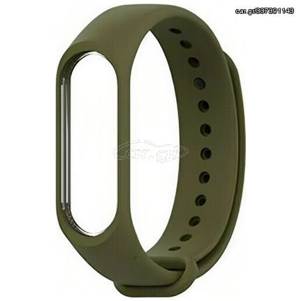 Λουράκι Σιλικόνης (Mi Smart Band 3/4) Army Green