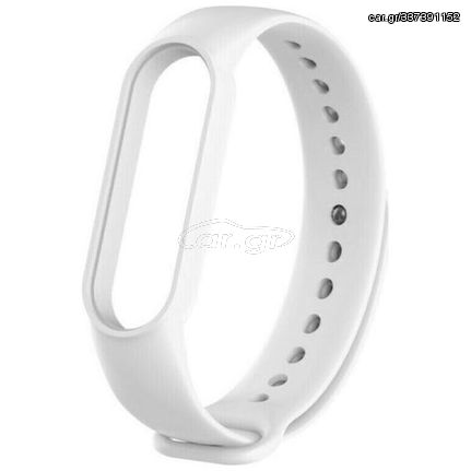 Λουράκι Σιλικόνης (Mi Smart Band 5/6) White