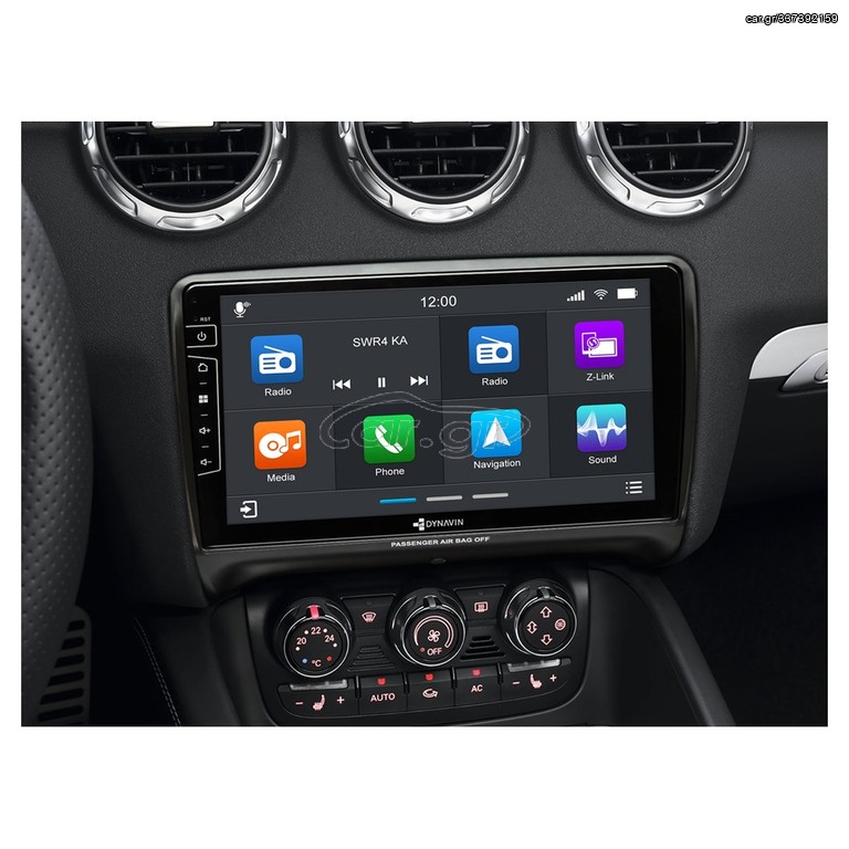 Dynavin D8 Series Οθόνη Audi TT (8J) 2008-2014 9″ Android Navigation Multimedia Station
