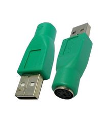 Power tech adapter αρσενικό USB 2.0 σε θηλυκό PS2 (CAB-U020)