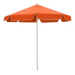 Ομπρέλα μεταλλική επαγγελματική σε πορτοκαλί χρώμα Ø2m 6510342022935
