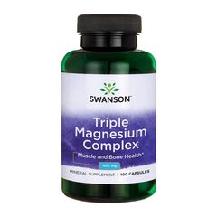 SWANSON TRIPLE MAGNESIUM COMPLEX 400MG 100CAPS