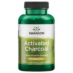 SWANSON ACTIVATED CHARCOAL 260mg 120caps