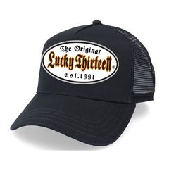 Καπέλο Lucky 13 Cramp Oval trucker hat black