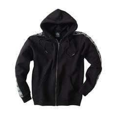 Ζακέτα με Κουκούλα WEST COAST CHOPPERS Taped Zip hoodie black