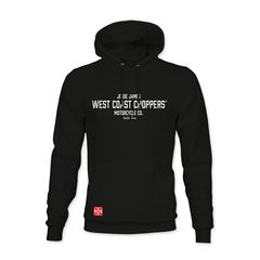 Μπλούζα Μακρυμάνικη με Κουκούλα WEST COAST CHOPPERS Austin hoodie black