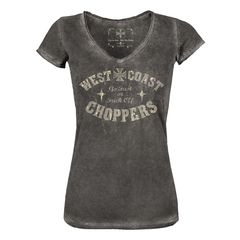 Μπλούζα Κοντομάνικη WEST COAST CHOPPERS Go Fast or fuck off ladies t-shirt black
