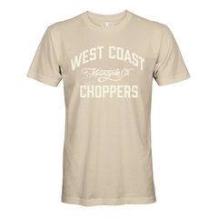 Μπλούζα Κοντομάνικη West Coast Choppers Motorcycle Co. T-shirt Beige