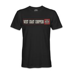 Μπλούζα Κοντομάνικη WEST COAST CHOPPERS Banner T-shirt black