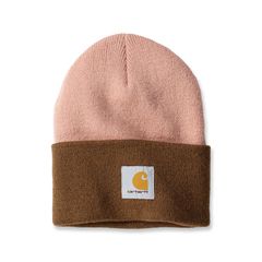 Carhartt Σκούφος Knit Cuffed Tow-Tone beanie cameo brown