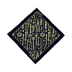 Μπαντάνα Bike Shed Toolkit bandana navy/gold