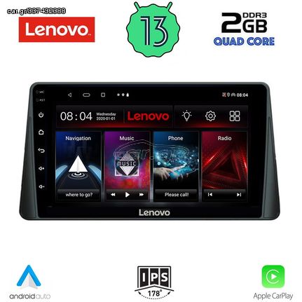 LENOVO LVD 4158_CPA (9inc) MULTIMEDIA TABLET OEM FORD FOCUS mod. 2019>