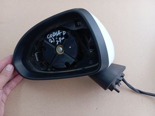 Καθρέπτης οδηγού Opel Corsa D 2007-2014 λευκός 3-Pin