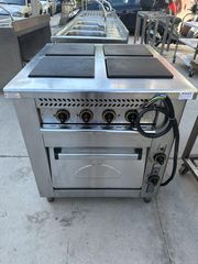 Κουζίνα ηλεκτρική με 4 εστίες και φούρνο F80 E4 (Α2113)