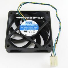 ΑΝΕΜΙΣΤΗΡΑΣ 12V DC 70x70x15mm 4-C 0.7A 8.4W AVC CPU