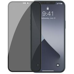 Premium Full Face Tempered Glass Privacy για iPhone 13 Μαύρο