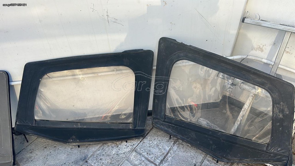 Πόρτες wrangler TJ 2 σετ το ένα σετ χρώμα μαύρο,ένα σετ χακί χρώμα μεταχειρισμένες 