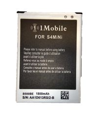 1 Mobile Μπαταρία Συμβατή  για Galaxy S4 Mini, 1800 mAh