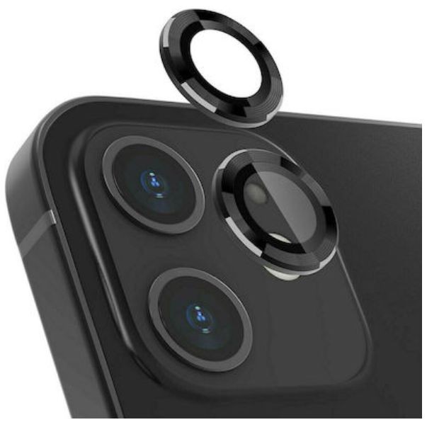 Camera Lens Protector Tempered Glass for iPhone 13 / 13 Mini Black