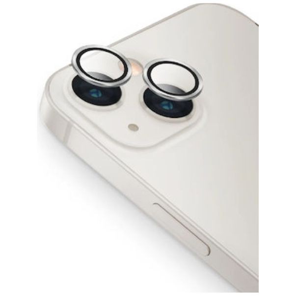 Camera Lens Protector Tempered Glass for iPhone 13 / 13 Mini Silver