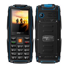 VKWorld New Stone V3 Blue ,3SIM-GSM,Rugged Phone2,4'',IP68 Waterproof, 3000mAh, Powerbank, Ελληνικό μενού