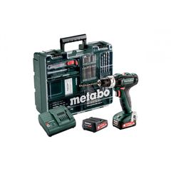 PowerMaxx SB 12 Set Κρουστικό Δραπανοκατσάβιδο Μπαταρίας 12V (2x2.0Ah) - ΜΕ ΜΠΑΤΑΡΙΑ & ΦΟΡΤΙΣΤΗ - METABO (#601076870)