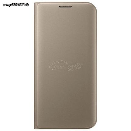 Samsung Original EF-WG935PFEGWW Flip Wallet για G935F Galaxy S7 Edge - Gold