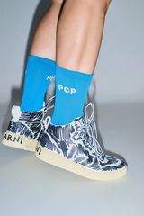 PCP Unisex Monochrome Cyan Socks | PCP Unisex Μονόχρωμες Πετρόλ Κάλτσες