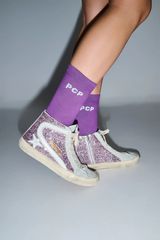 PCP Unisex Monochrome Purple Socks | PCP Unisex Μονόχρωμες Μωβ Κάλτσες