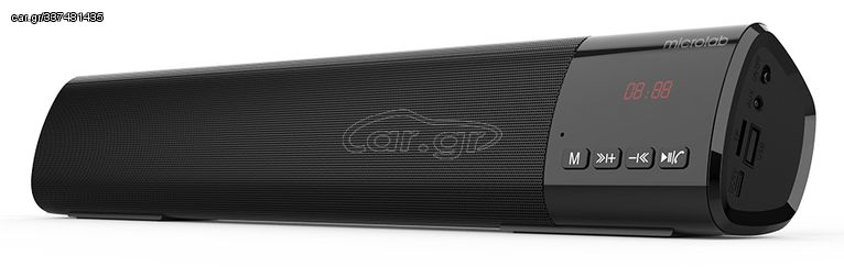 MICROLAB Soundbar ηχείο MS212, bluetooth/SD Card/USB/FM, μαύρο